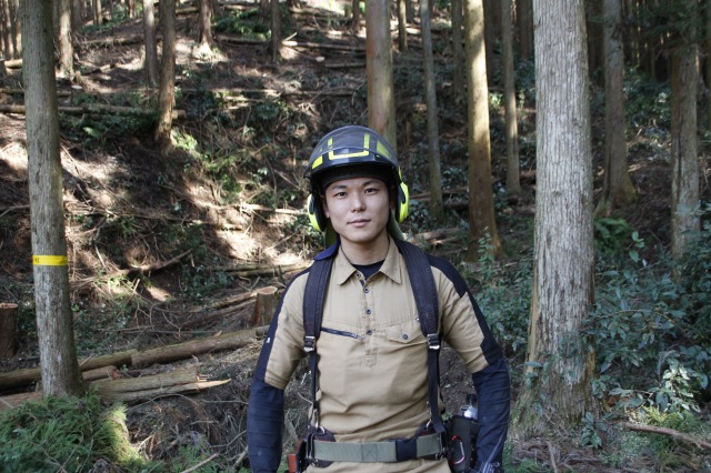 【目指せ林業プロ 我が社のホープ】-37-　 地元の山の守り手へ 白石林業の白石智迪さん